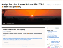 Tablet Screenshot of marilynstark.wordpress.com