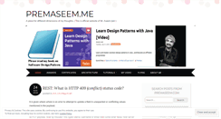 Desktop Screenshot of premaseem.wordpress.com