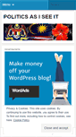 Mobile Screenshot of meandpolitics.wordpress.com