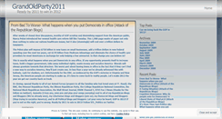Desktop Screenshot of grandoldparty2011.wordpress.com