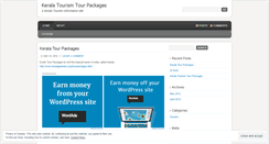 Desktop Screenshot of keralatourismtourpackages.wordpress.com
