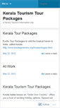 Mobile Screenshot of keralatourismtourpackages.wordpress.com