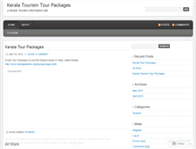 Tablet Screenshot of keralatourismtourpackages.wordpress.com