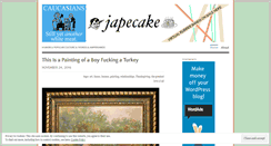 Desktop Screenshot of japecake.wordpress.com