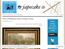 Tablet Screenshot of japecake.wordpress.com