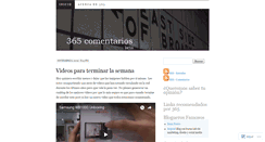 Desktop Screenshot of 365comentarios.wordpress.com