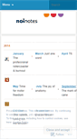 Mobile Screenshot of noinotes.wordpress.com