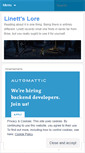 Mobile Screenshot of linettslore.wordpress.com