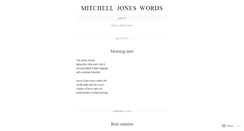 Desktop Screenshot of mitchelljoneswords.wordpress.com