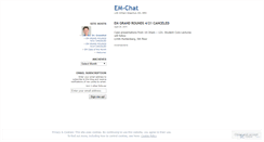 Desktop Screenshot of emchat.wordpress.com