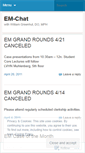 Mobile Screenshot of emchat.wordpress.com
