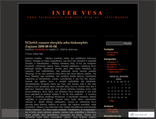 Tablet Screenshot of intervusa.wordpress.com