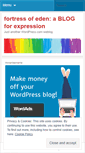 Mobile Screenshot of fortressofeden.wordpress.com
