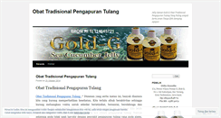 Desktop Screenshot of obattradisionalpengapurantulangsecaraalami.wordpress.com