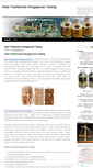Mobile Screenshot of obattradisionalpengapurantulangsecaraalami.wordpress.com