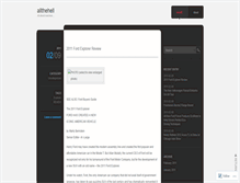 Tablet Screenshot of allthehell.wordpress.com