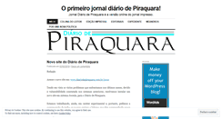 Desktop Screenshot of diariodepiraquara.wordpress.com