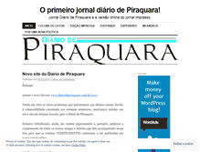 Tablet Screenshot of diariodepiraquara.wordpress.com