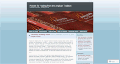 Desktop Screenshot of anglicanhealingprayer.wordpress.com