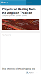 Mobile Screenshot of anglicanhealingprayer.wordpress.com