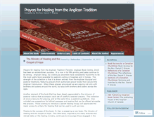 Tablet Screenshot of anglicanhealingprayer.wordpress.com