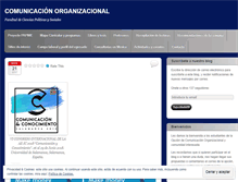 Tablet Screenshot of organizacionalunam.wordpress.com