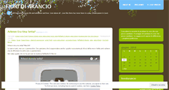 Desktop Screenshot of fioridiarancio.wordpress.com