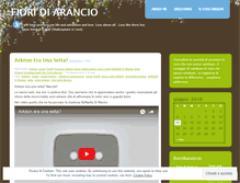 Tablet Screenshot of fioridiarancio.wordpress.com