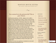 Tablet Screenshot of bostonmovieextra.wordpress.com