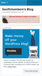 Mobile Screenshot of geoffchambers.wordpress.com