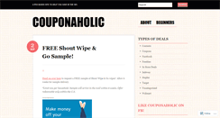 Desktop Screenshot of couponaholicpdx.wordpress.com