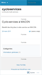 Mobile Screenshot of cycloservices.wordpress.com