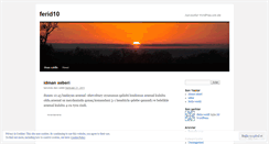 Desktop Screenshot of ferid10.wordpress.com