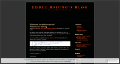 Desktop Screenshot of eddii.wordpress.com