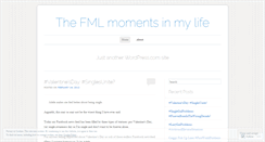 Desktop Screenshot of fmlmoments.wordpress.com