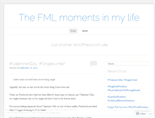Tablet Screenshot of fmlmoments.wordpress.com