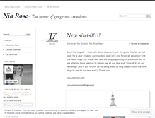 Tablet Screenshot of niarose05.wordpress.com
