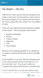 Mobile Screenshot of gogreensalon.wordpress.com