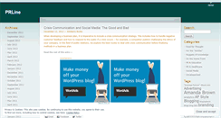 Desktop Screenshot of prbrandbuilder.wordpress.com
