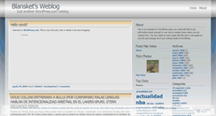 Desktop Screenshot of blansket.wordpress.com