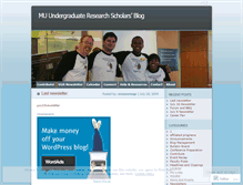 Tablet Screenshot of missouriugrscholars.wordpress.com
