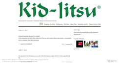 Desktop Screenshot of kidjitsu.wordpress.com