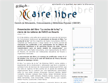 Tablet Screenshot of airelibrerosario.wordpress.com