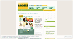 Desktop Screenshot of proges.wordpress.com