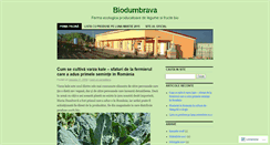 Desktop Screenshot of biodumbrava.wordpress.com
