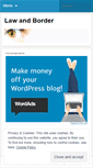 Mobile Screenshot of lawandborder.wordpress.com