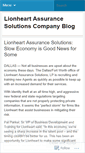 Mobile Screenshot of lionheartassurancesolutions.wordpress.com