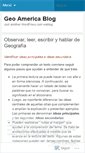 Mobile Screenshot of geoamerica4.wordpress.com