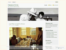 Tablet Screenshot of dinnerplusmovie.wordpress.com