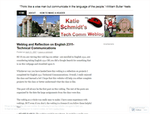 Tablet Screenshot of katieschmidt.wordpress.com